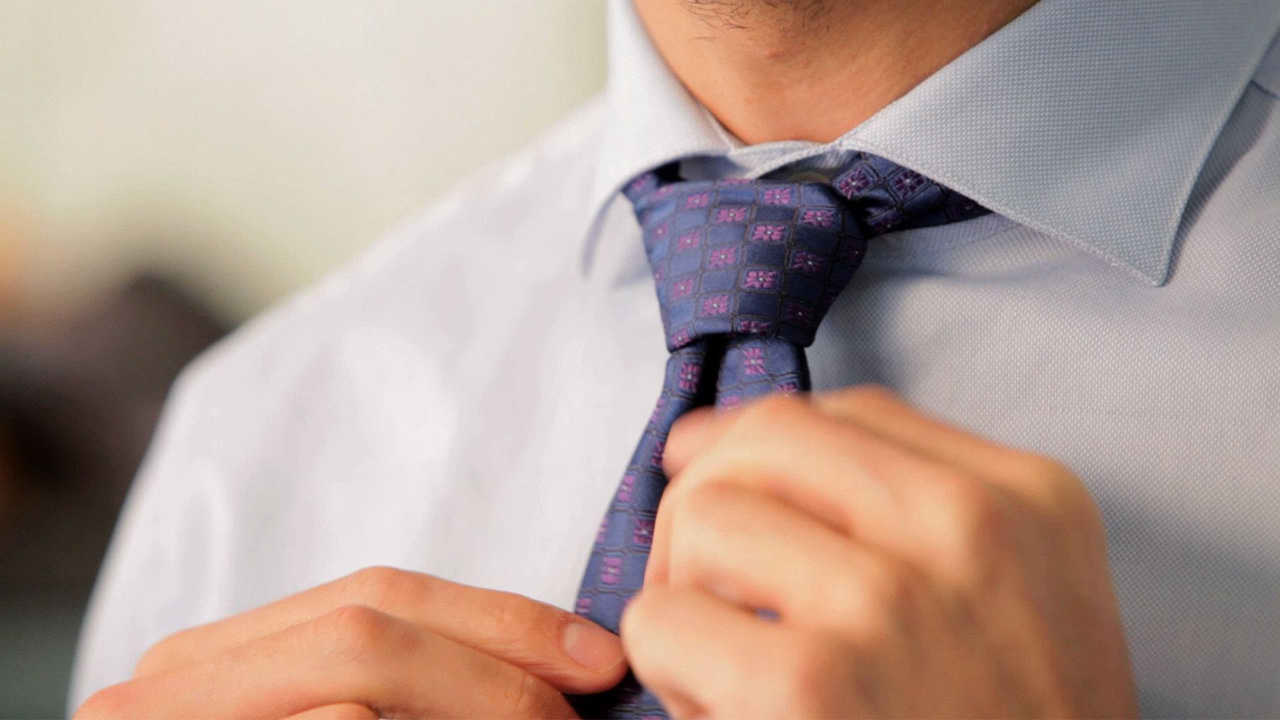 A man should know how to tie a tie